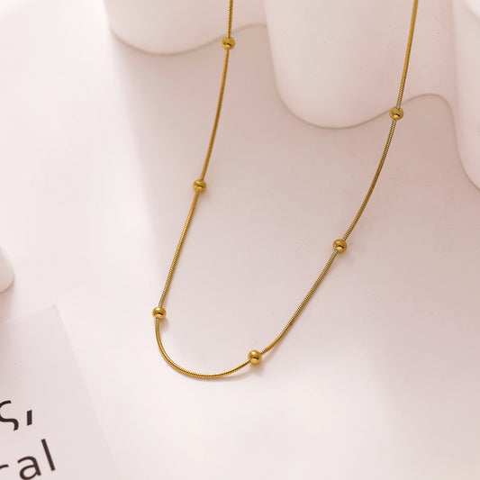 Luna Beaded Snake Chain