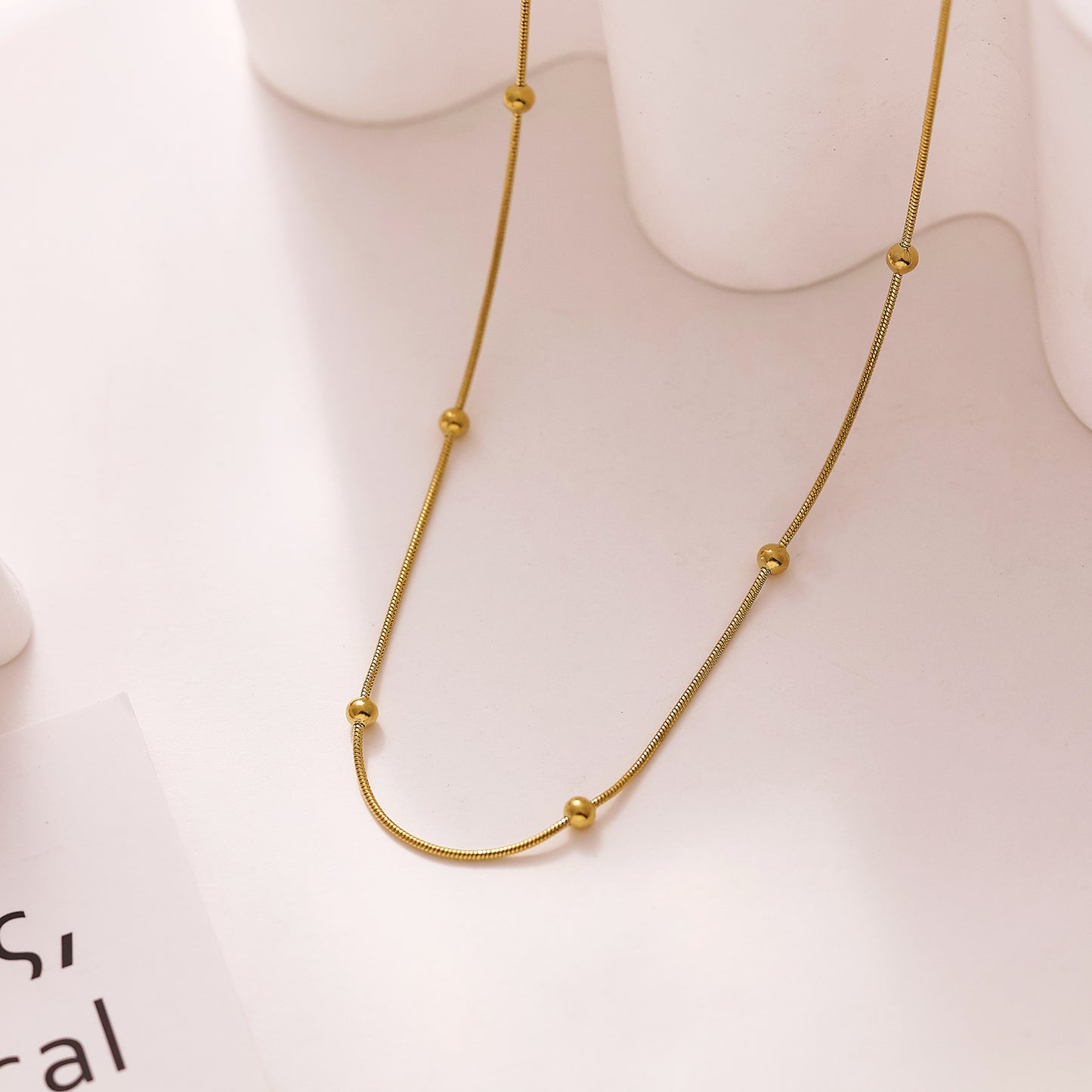 Luna Beaded Snake Chain