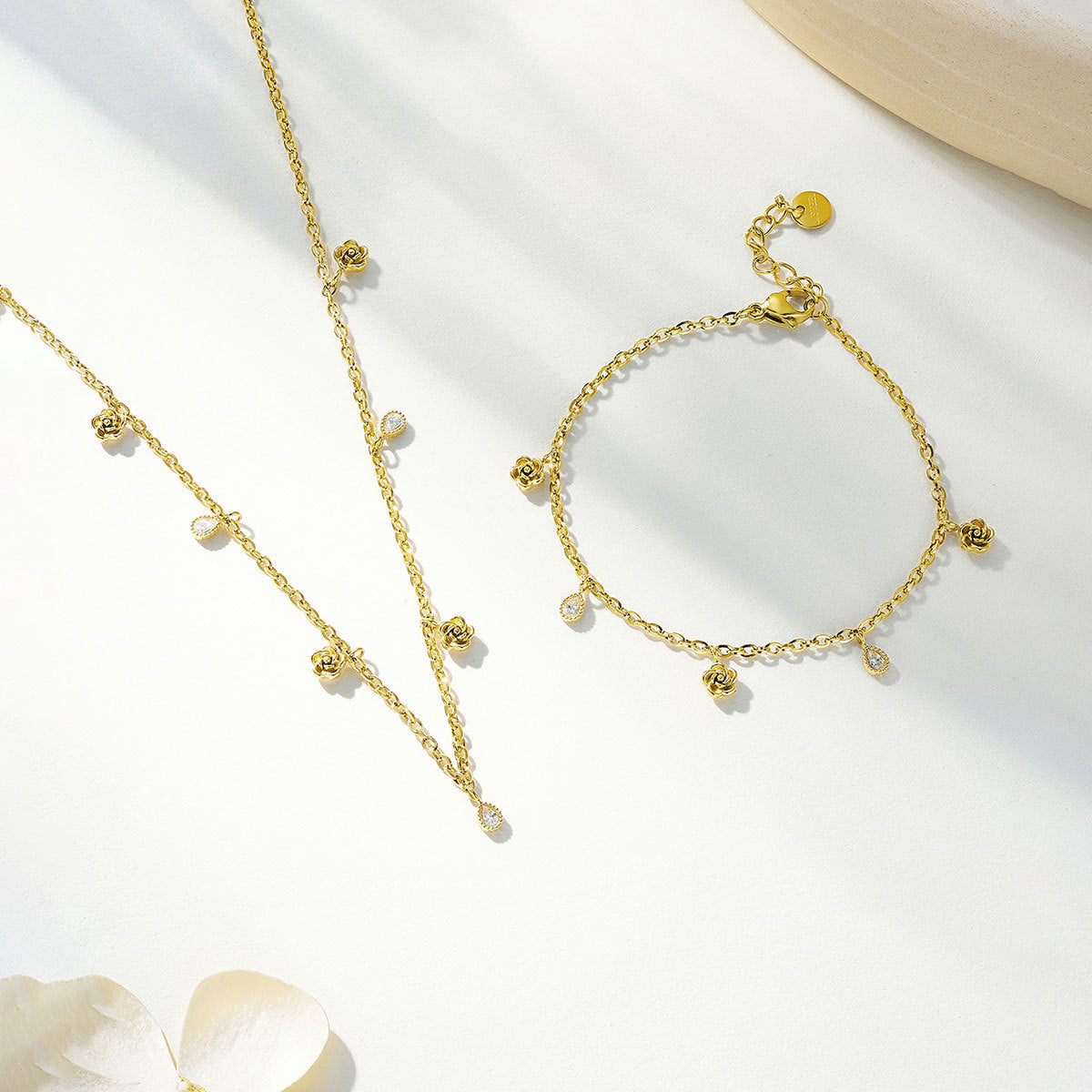 Rosé Drops Necklace