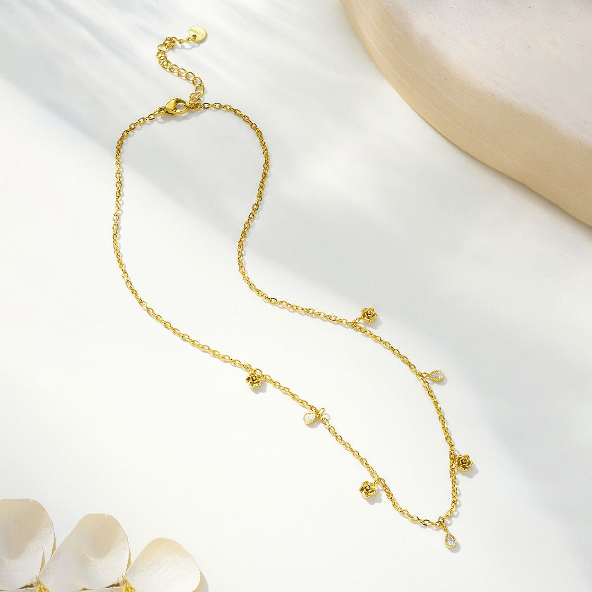 Rosé Drops Necklace