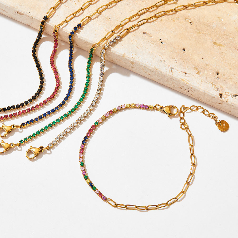 Aurora Tennis Bracelet