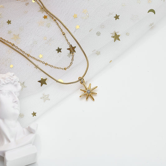 Celeste Dual Chain Necklace