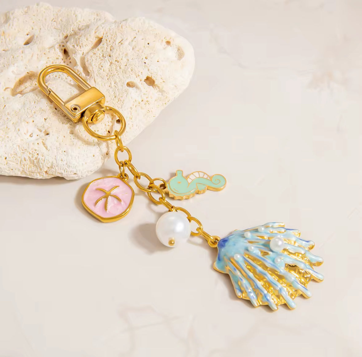 Coastal Chic Bag Charm