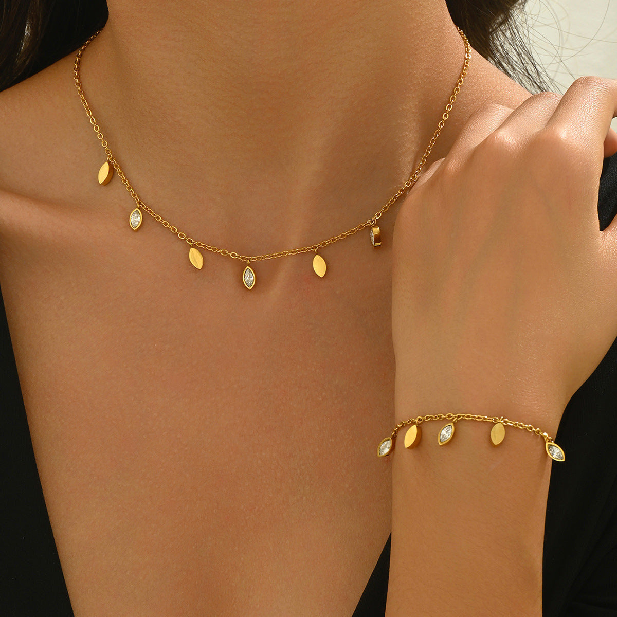 Duo Teardrop bracelet